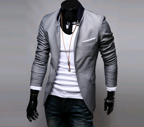 Men's thin section western body suit suit small suit jacket