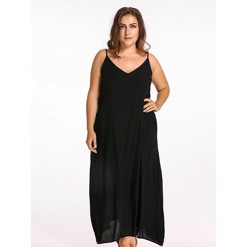 Vestidos 2023 Summer ZANZEA Women Strapless Sexy V Neck Sleeveless Dress Casual Loose Long Maxi Solid Dress White Oversized