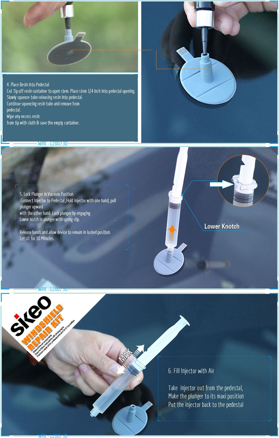 Practical DIY Car Windshield Repair Kit tools Auto Glass Windscreen Repair Set For Auto Window Chip Crack Star Bullseye