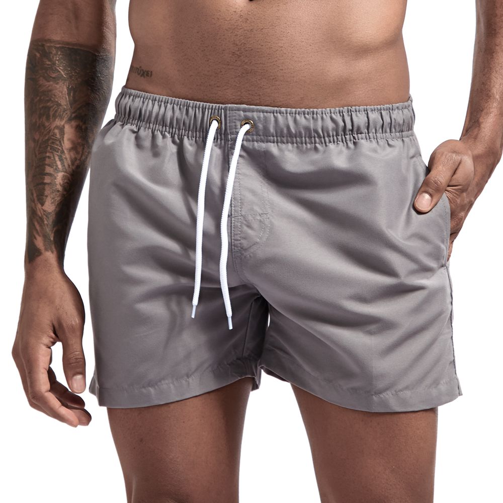 Pocket Swimming Shorts For Men Swimwear Man Swimsuit Swim Trunks Summer Bathing Beach Wear Surf beach Short board pants Boxer