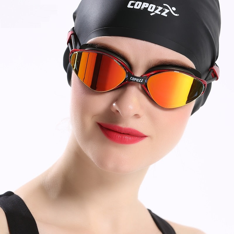 Brand New Professional Swimming Goggles Anti-Fog UV Adjustable Plating Men Women Waterproof Silicone Swim Glasses Adult Eyewear