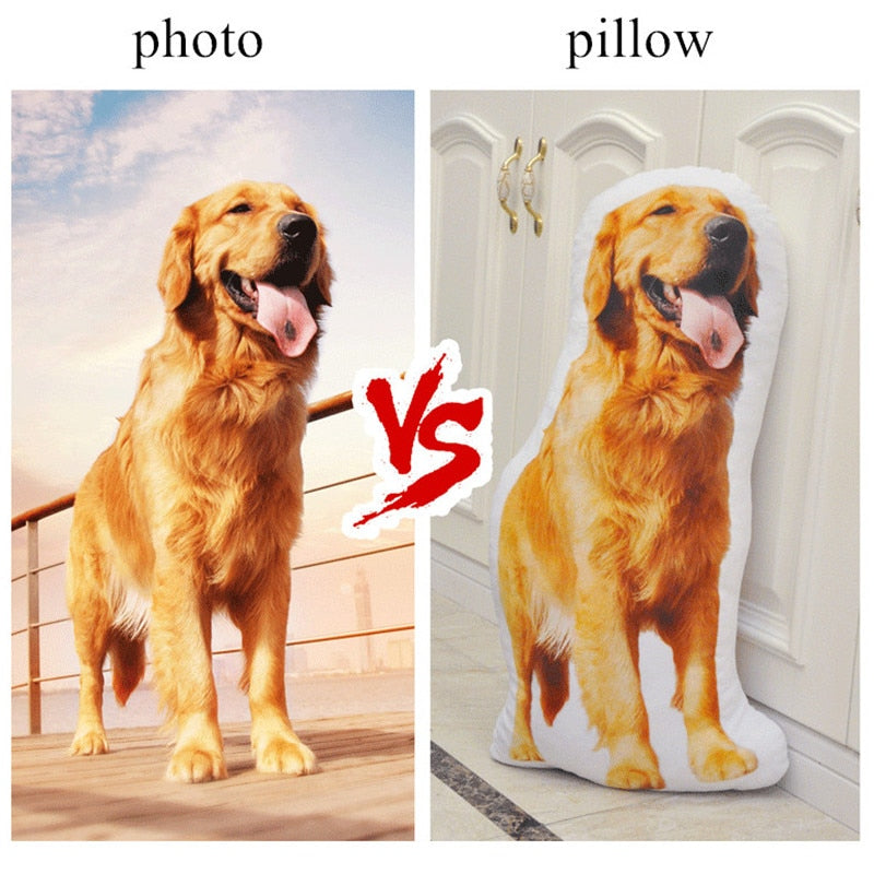Photo customization pillow creative pet travel pillow photo almofada oreiller hold pillow shaped wedding decoration animal dog