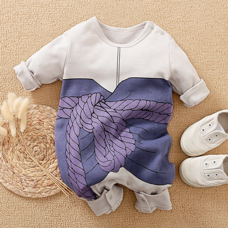 Anime Cosplay Clothes Halloween Costume Kurama Newborn Baby Boy Clothes Children Overalls Romper Onesie Jumpsuit Bodysuit Things