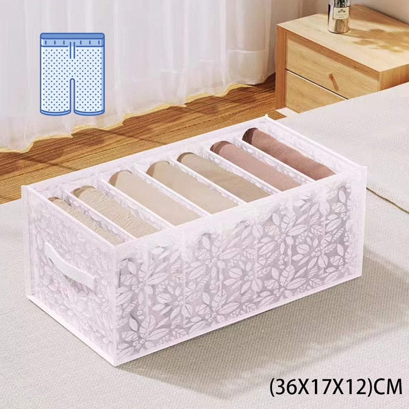 Closet Organizer For Underwear Socks Home Cabinet Divider Storage Box Storage Organizer for clothes Foldable Drawer Organizer