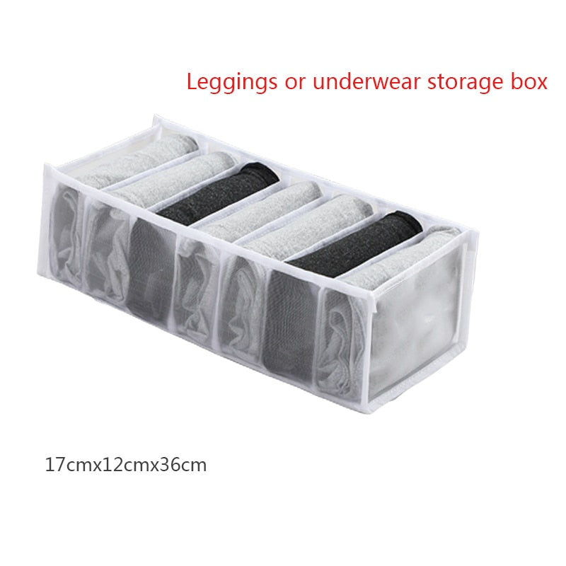 Closet Organizer For Underwear Socks Home Cabinet Divider Storage Box Storage Organizer for clothes Foldable Drawer Organizer