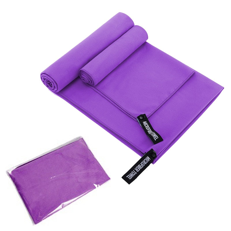 Quick Drying Microfiber Towel for Sport Super Absorbent Bath Beach Towel Portable Gym Towel for Swimming Running Yoga Golf Towel