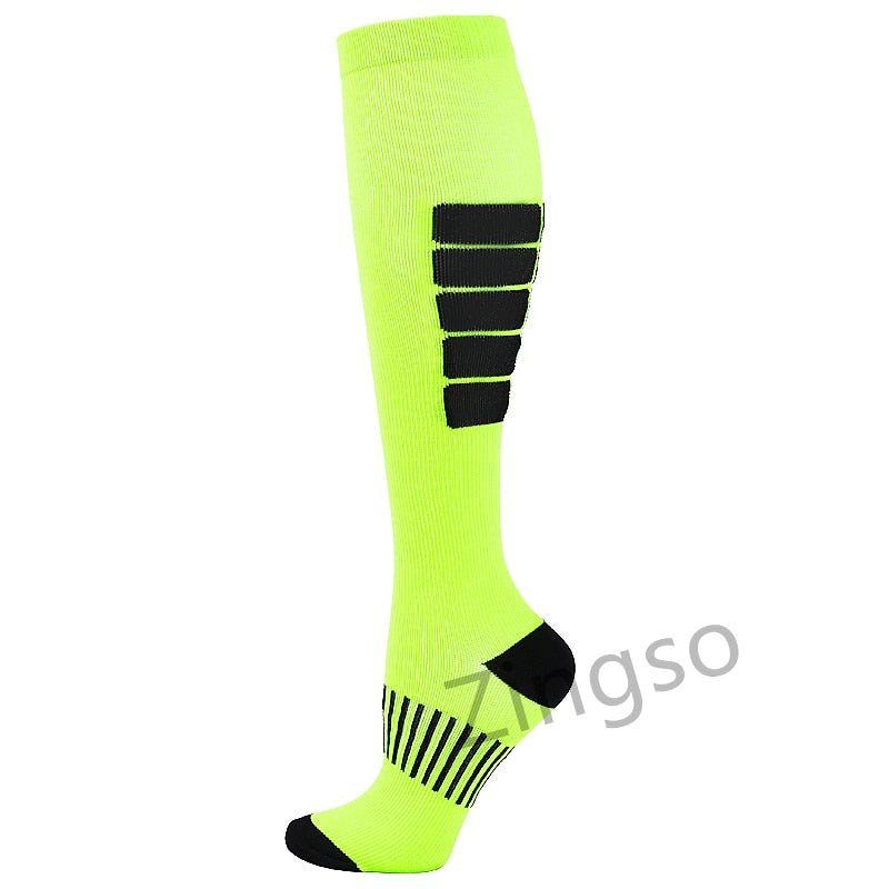 Copper Compression Socks Men Women Anti Fatigue Pain Relief Knee High Stockings 20-30 mmHg for Running Athletic Pregnancy XXL