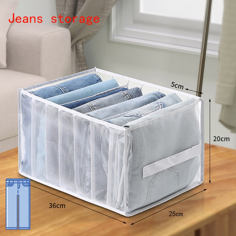 Closet Organizer For Underwear Socks Home Cabinet Divider Storage Box Storage Organizer for clothes Foldable Drawer Organizer