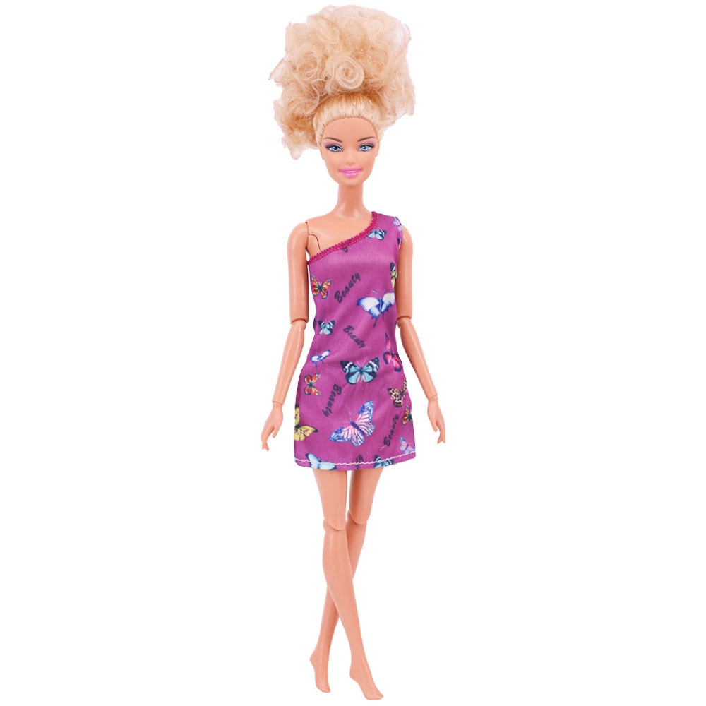 30Cm Purple Barbies Doll Clothes,Fashion Coat,Pants,Dress, 11.8 Inch Dolls,Gift,Barbies Accesories,Miniature Items