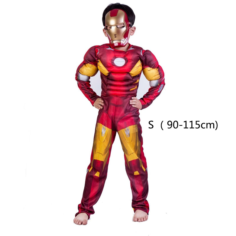 Halloween Performance Props Children Kids Holloween Costume for Cosplay Muscle Golden Wolf with Claws Suit Clothes Child Gift
