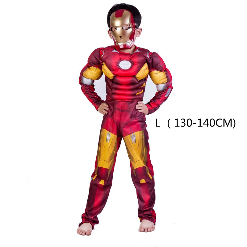 Halloween Performance Props Children Kids Holloween Costume for Cosplay Muscle Golden Wolf with Claws Suit Clothes Child Gift