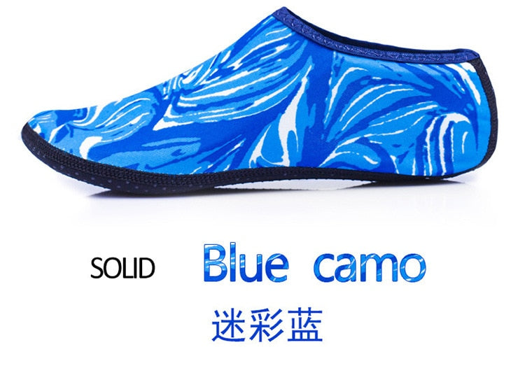 Water Shoes Men Women Swimming Socks Printing Color Summer Beach Sneakers Seaside Sneaker Socks Slippers for Men Women