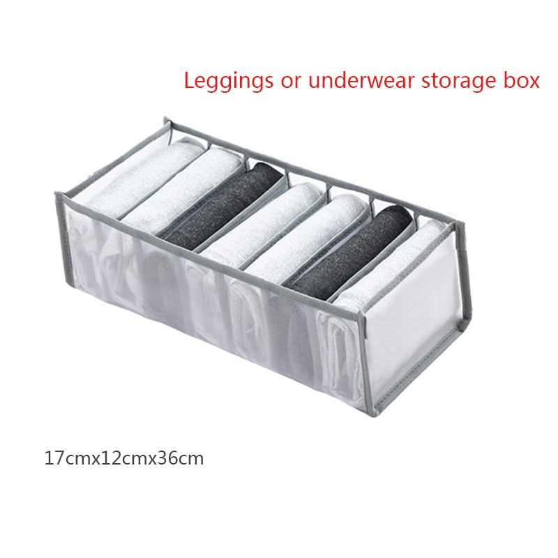 Closet Organizer For Underwear Socks Home Cabinet Divider Storage Box Storage Organizer for clothes Foldable Drawer Organizer