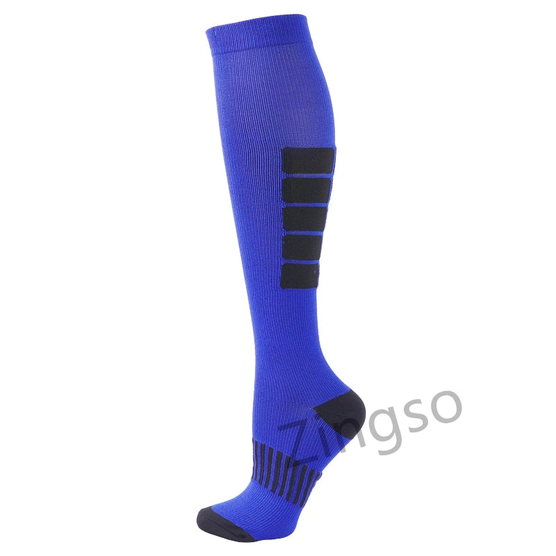 Copper Compression Socks Men Women Anti Fatigue Pain Relief Knee High Stockings 20-30 mmHg for Running Athletic Pregnancy XXL