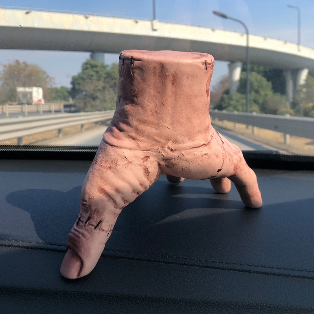 Horror Wednesday Thing Hand From Addams Family Cosplay Latex Figurine Home Decor Desktop Crafts Halloween Party Costume Prop