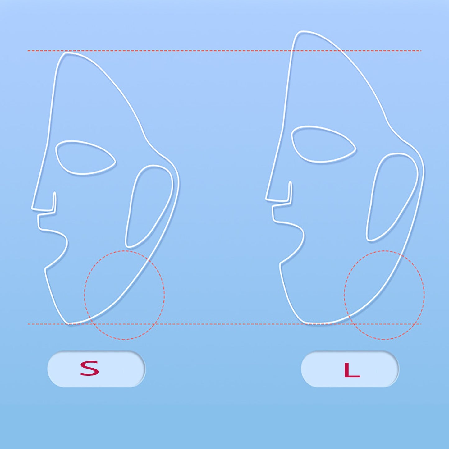 Silicone Mask Face Women Skin Care Tool Hanging Ear Face Mask Gel Sheet Reusable Lifting Anti Wrinkle Firming Ear Fixed Tools