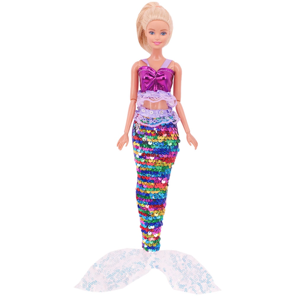 30Cm Purple Barbies Doll Clothes,Fashion Coat,Pants,Dress, 11.8 Inch Dolls,Gift,Barbies Accesories,Miniature Items