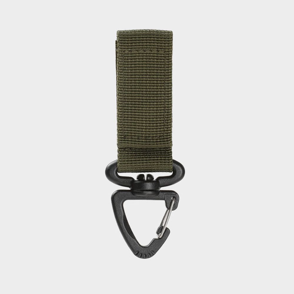 Outdoor Camping Hiking Molle Tactical Gear Nylon Ribbon Knapsack Keychain Triangle Backpack Waist Bag Fastener Hook Buckle