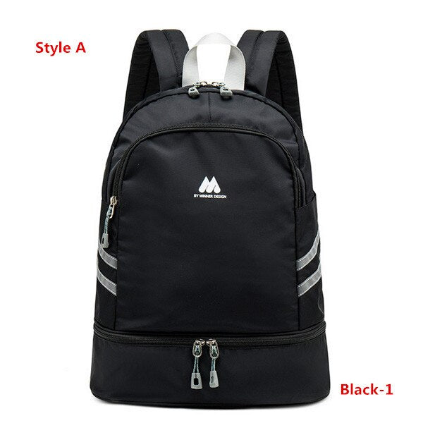Multifunction Backpack Women's Yoga Swim Sports Fitness Organizer Pouch Waterproof Travel Clothes Shoes Ipad Storage Accessories