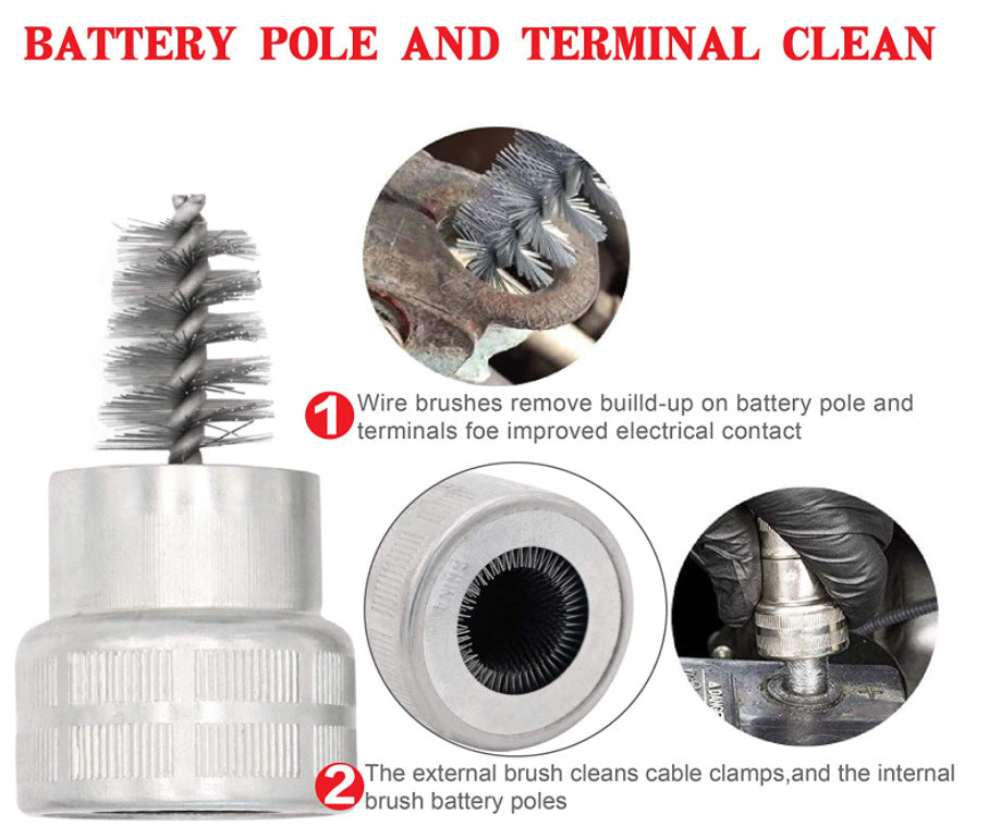 Car Wash Cleaning Battery Wire Brush