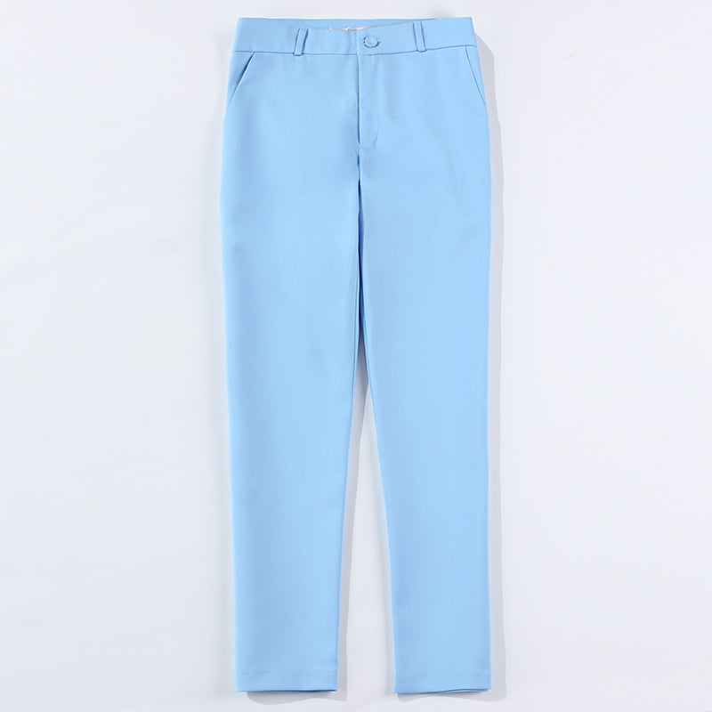 Light Blue Workplace Slim Suit