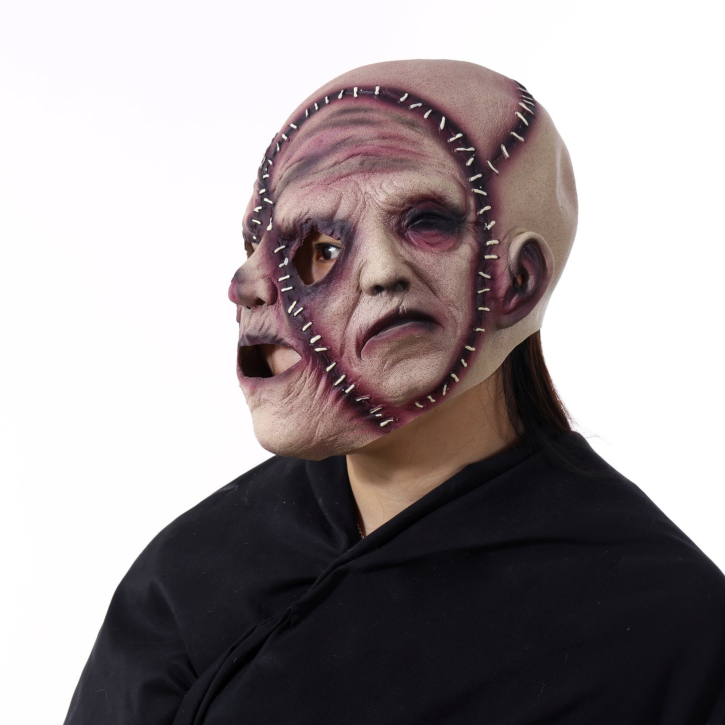 Halloween Party Three-sided Grimace Horror Mask