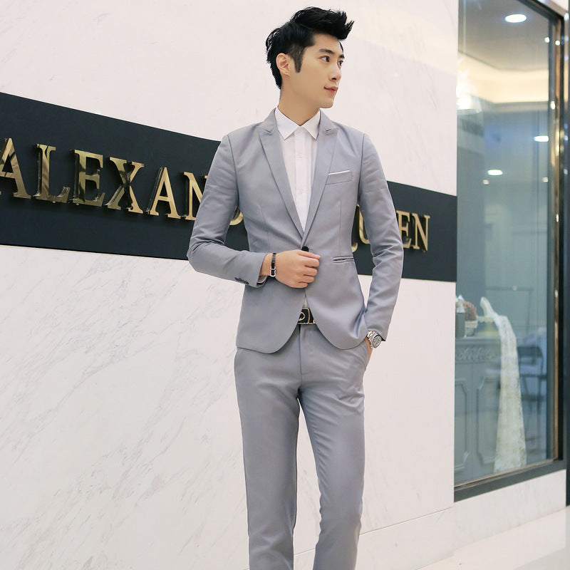 Business two-piece suit suit Korean Slim suit jacket