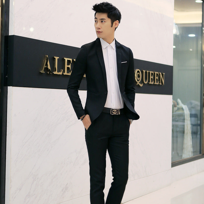 Business two-piece suit suit Korean Slim suit jacket