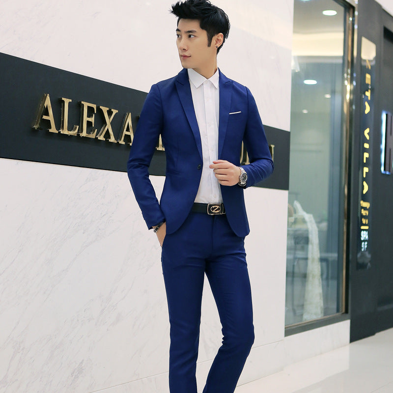 Business two-piece suit suit Korean Slim suit jacket