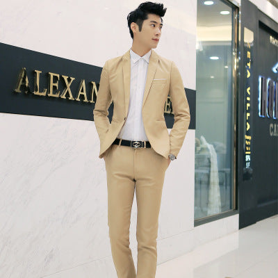 Business two-piece suit suit Korean Slim suit jacket