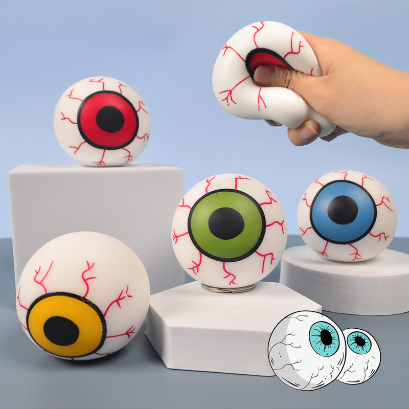 Vent Horror Eyes Stress Ball Trick Squeezing Toy