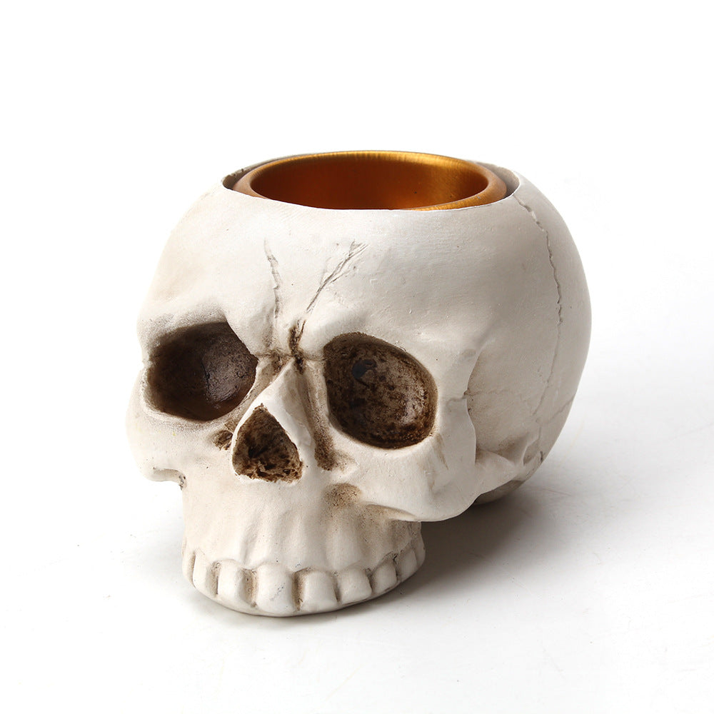 Creative resin horror tabletop candlestick
