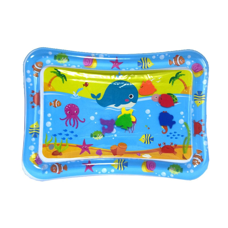 Inflatable Baby Play Mat Infant Water Spray Pad Toddler Activity Playmat Center Water Mat Baby Tummy Gym Toys