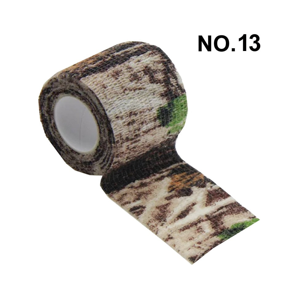 1 Roll 5*450cm Disposable Self-adhesive Flex Elastic Camouflage Bandage Tattoo Handle Grip Tube Wrap Elbow Stick Medical Tape