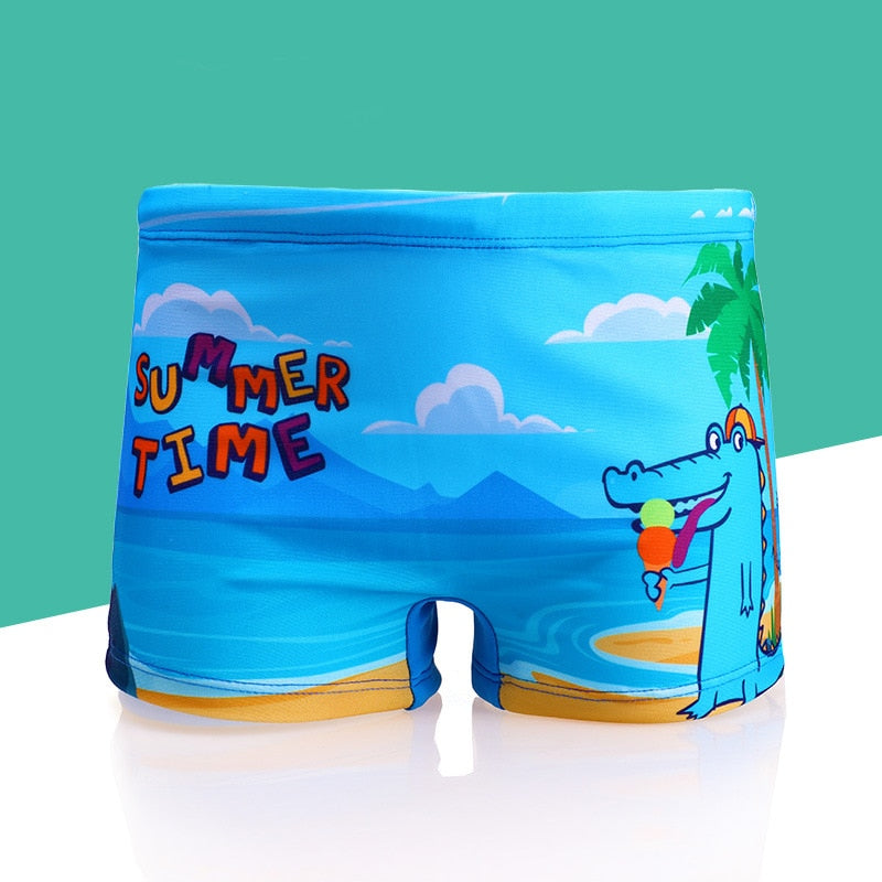 Fashion Kids Cartoon Swimwear Baby Boy Swim Trunk Beach Short for Toddler Children Swimming Clothes
