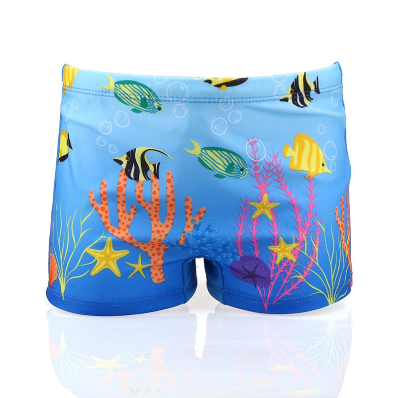 Fashion Kids Cartoon Swimwear Baby Boy Swim Trunk Beach Short for Toddler Children Swimming Clothes