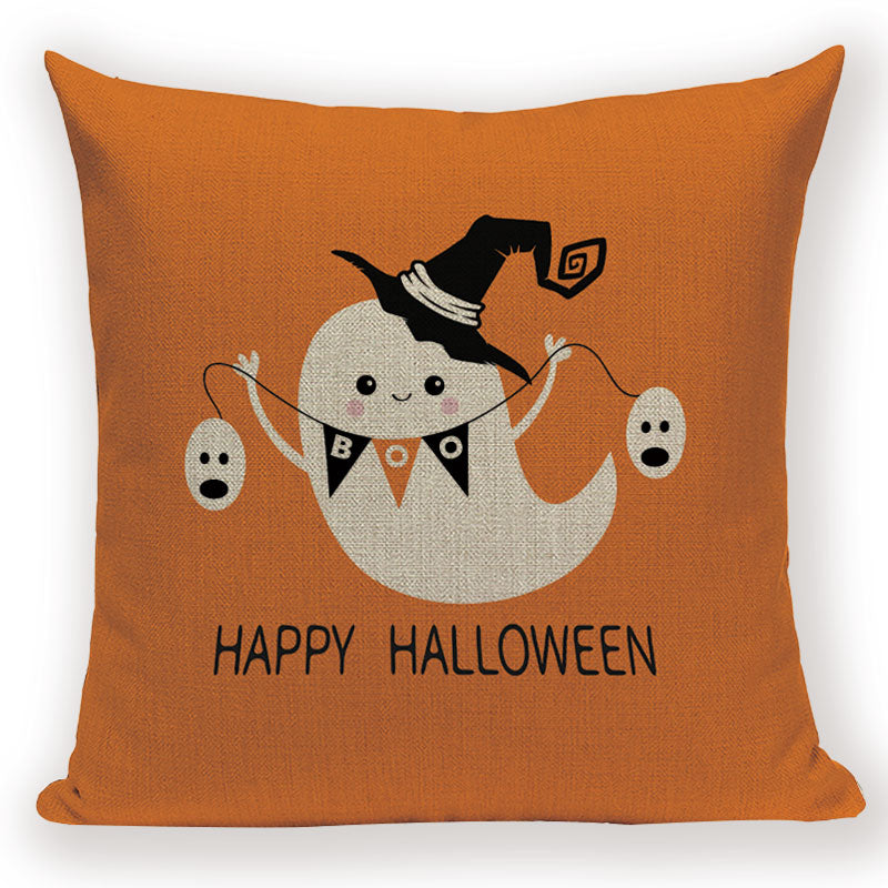 Merry Halloween Trick or Treat Happy Halloween Demon Creative  Festival Decor Home Adult Birthday Decoration Bed Cushion Cover