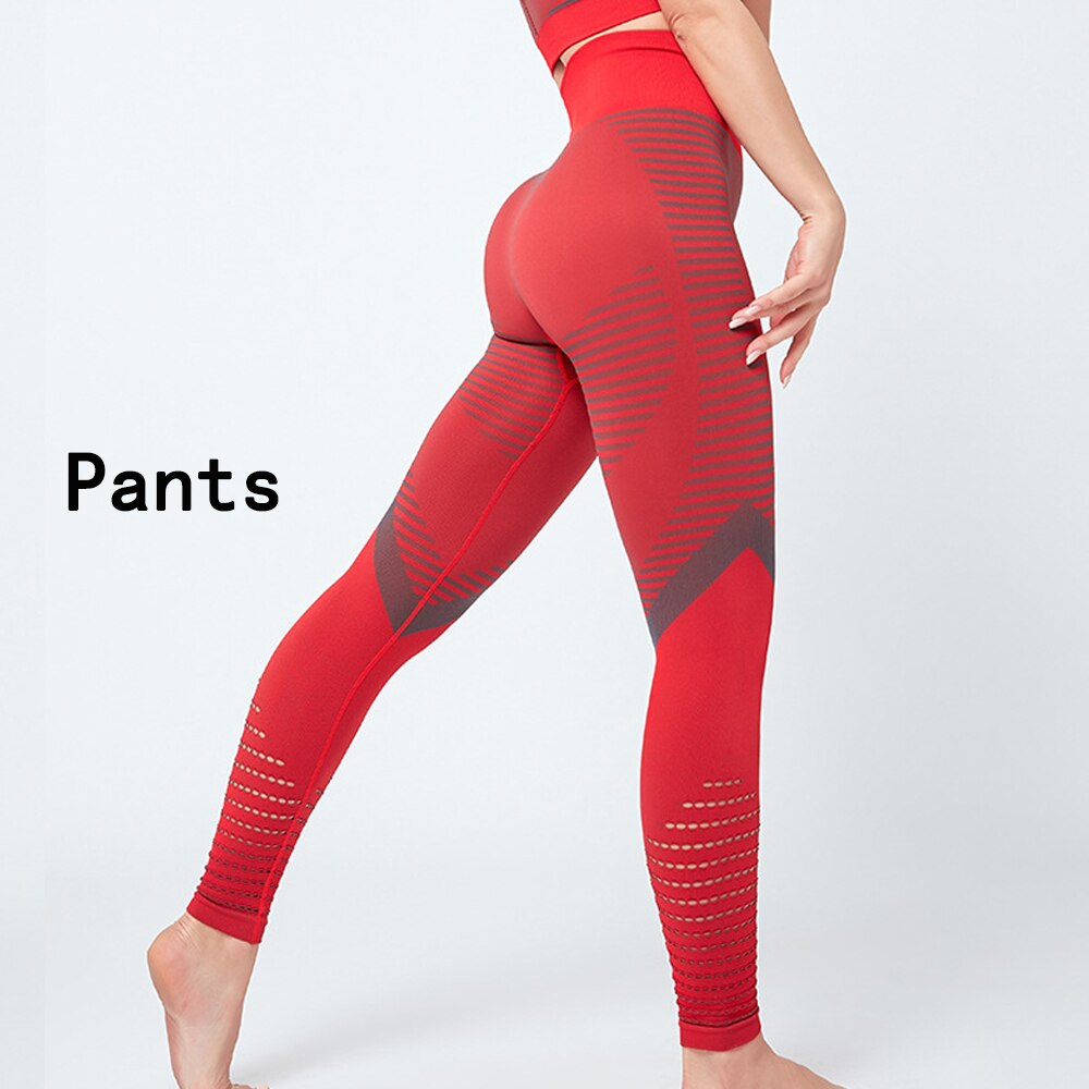 New Women's 2PCS Outfit Set, Sports Bra Yoga Leggings Set, High Waist Raise hips Leggings Bra Workout Suits Fitness Exercise Gym