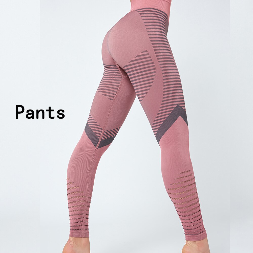 New Women's 2PCS Outfit Set, Sports Bra Yoga Leggings Set, High Waist Raise hips Leggings Bra Workout Suits Fitness Exercise Gym