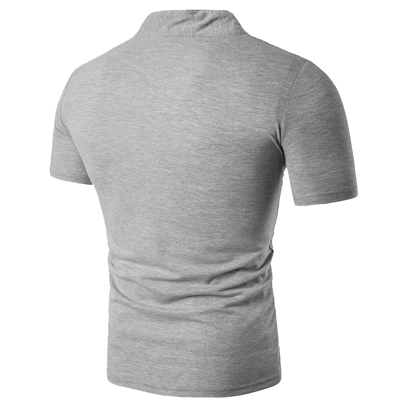 DINGSHITE New Summer Casual Polo Shirt Men Short Sleeve Business Shirt Fashion Design Tops Tees Dress Polo Shirt for Men Clothin