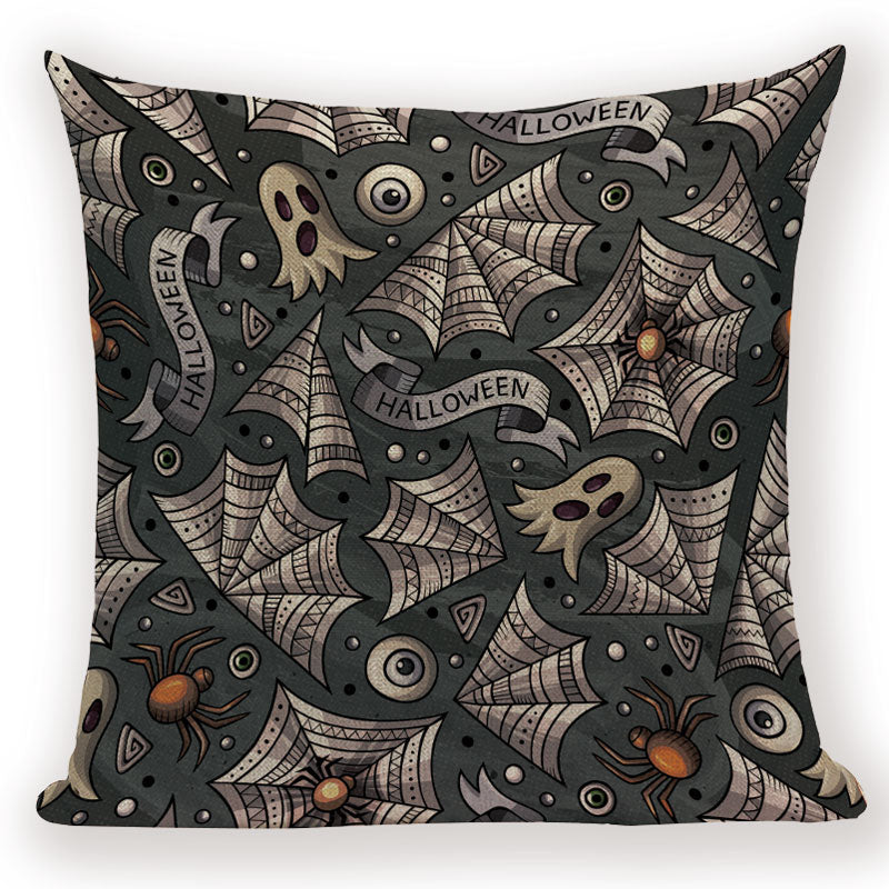 Merry Halloween Trick or Treat Happy Halloween Demon Creative  Festival Decor Home Adult Birthday Decoration Bed Cushion Cover