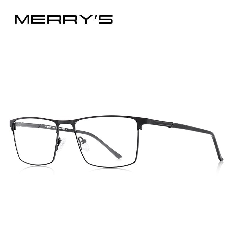 MERRYS DESIGN Men Luxury Glasses Frame Male Square Optical  Business Style Myopia Prescription Hyperopia Alloy Eyeglasses S2052