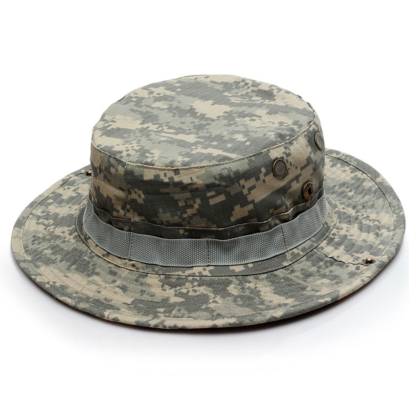 US Army Camouflage BOONIE HAT Thicken Military Tactical Cap Hunting Hiking Climbing Camping MULTICAM HAT 20 Color AF056