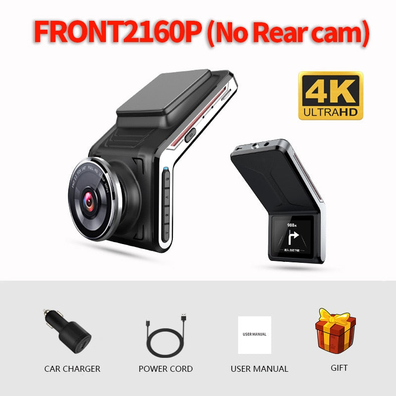 U2000 dash cam front and rear 1440p view camera Lens CAR dvr with 2 cam video recorder Auto Dvrs Night Vision 24H Parking mode