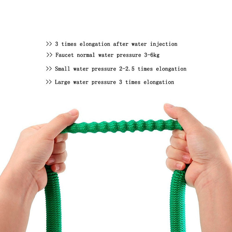 Hot Sale 25Ft-200Ft Expandable Garden Hose Magic Flexible Water Hose Eu Watering Hoses Pipe With Spray Gun,Car Wash