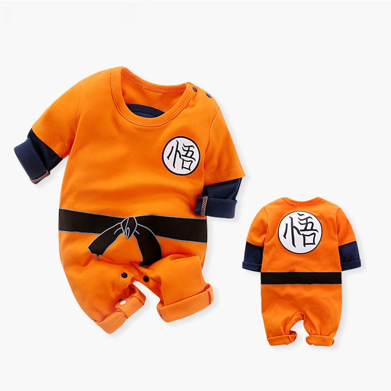 Anime Cosplay Clothes Halloween Costume Kurama Newborn Baby Boy Clothes Children Overalls Romper Onesie Jumpsuit Bodysuit Things