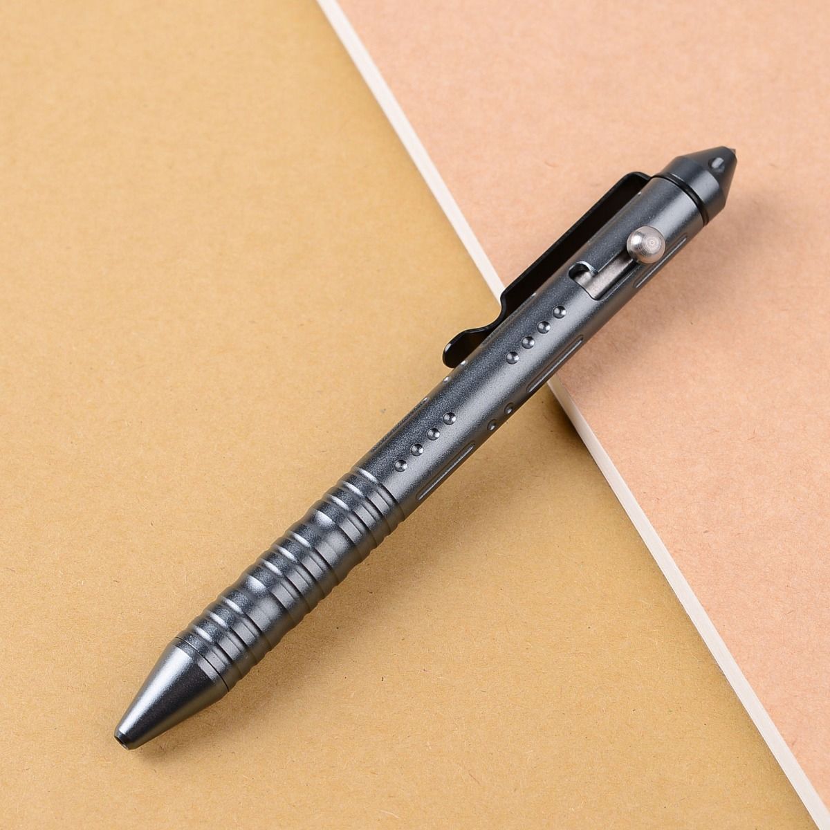 Portable Tactical Pen Self Defense Glass Breaker Aluminum Alloy EDC Tool For Outdoor Camp Emergency Kit Ball Point Pen