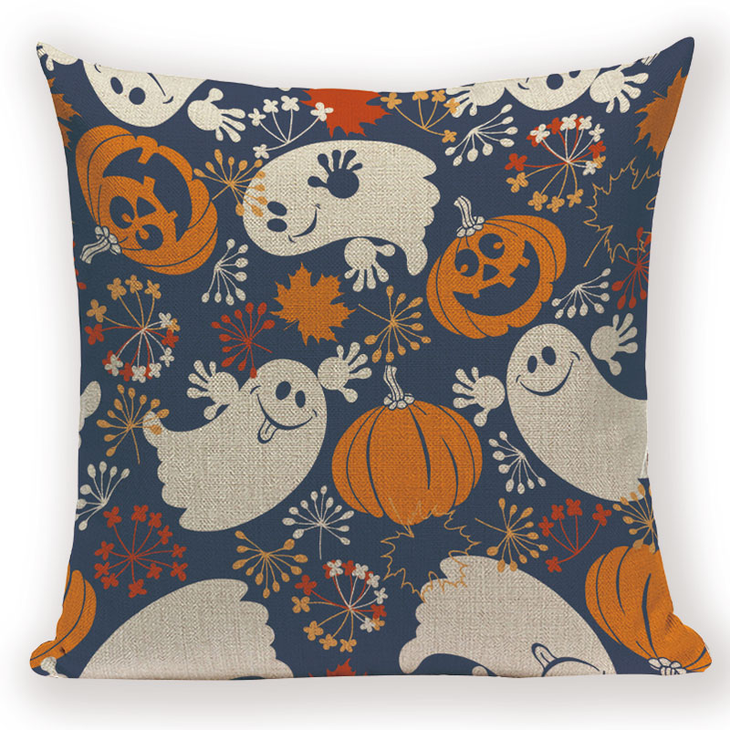Merry Halloween Trick or Treat Happy Halloween Demon Creative  Festival Decor Home Adult Birthday Decoration Bed Cushion Cover