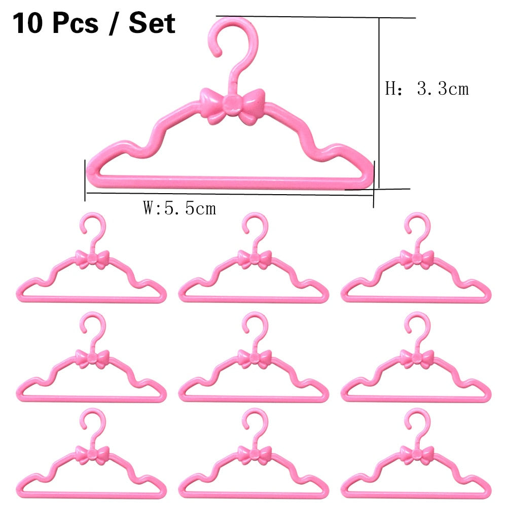 NK Hot sale  Doll Shoes Colorful Cute Heels Fashion  Hangers For Barbie Doll Accessories  High Quality Baby Playhouse Toy JJ