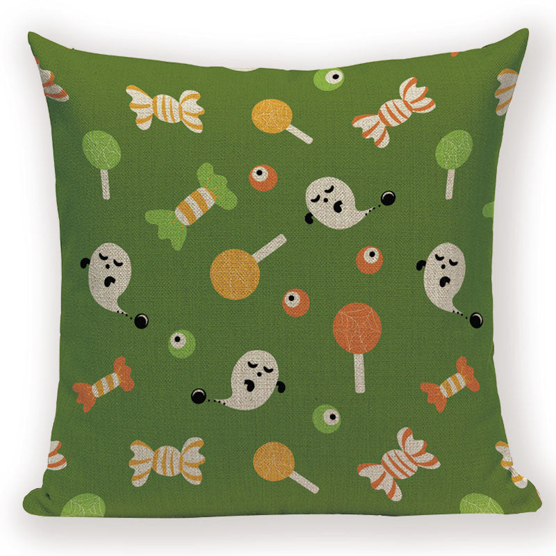 Merry Halloween Trick or Treat Happy Halloween Demon Creative  Festival Decor Home Adult Birthday Decoration Bed Cushion Cover